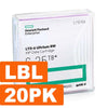 HP / HPE LTO-6 Backup Tape (Non Custom Labeled x 20)