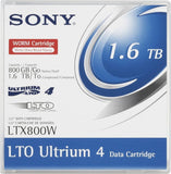 Sony LTX800W LTO-4 Backup WORM Tape Cartridge (800GB/1.6TB)