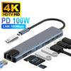 8 In 1 USB C HUB, USB C Adapter