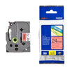 Brother Label Tape TZE451 Black Red 0.94