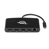 OWC, 5-Port Thunderbolt 3, mini Dock, Bus-Powered 2x HDMI, 1x USB 3, 1x USB 2, Ethernet 1000BT