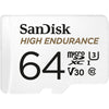 SanDisk High Endurance MicroSDXC 64GB U3 V30 C10 Full