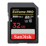 SanDisk Extreme Pro, 32GB, UHS-II, V90 SDSDXDK-032G-ANCIN, C10, U3, R300/W260MB/s