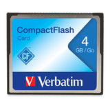 Verbatim CompactFlash Memory Card, 95188, 4GB, TAA
