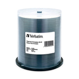 Verbatim CD-R 95254 700MB 52X White Thermal Printable 100PK Spindle