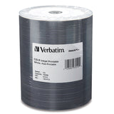 Verbatim CD-R 97018 700MB 52X White Thermal Printable 100PK Tape Wrap TAA